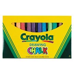 12 Colors Chalk Pastels Crayola
